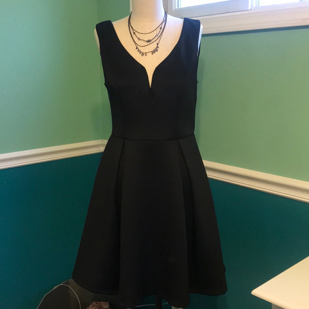 Black cocktail dress